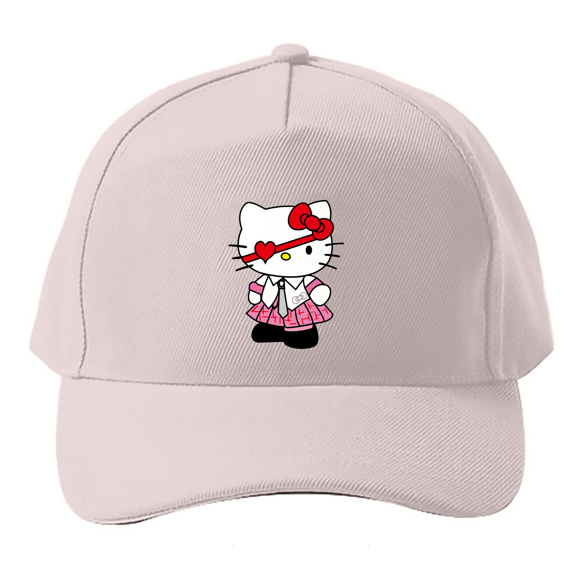 （画像用） Hello Kitty ハローキティ ベースボールキャップ 綿100％ 男女兼用 帽子 スポーツ